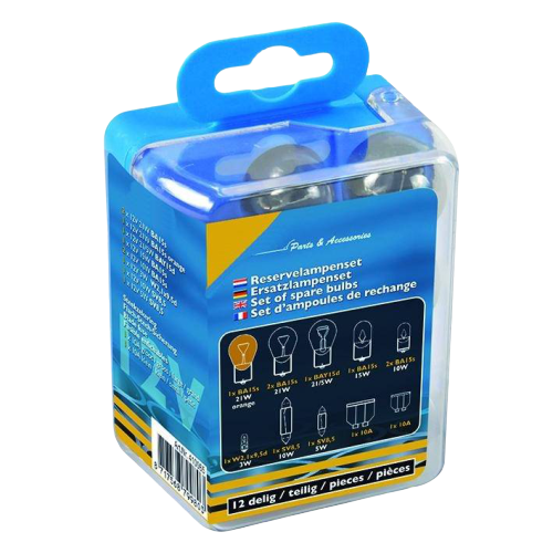 Reservelampenset (12 Delig)