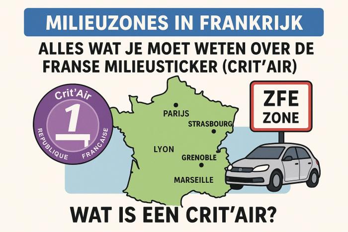 Milieuzones in Frankrijk: Alles wat je moet weten over de Franse milieusticker