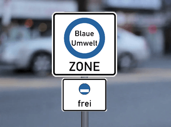 Blauwe Umweltzone Duitsland