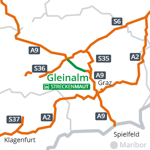 A9 Pyhrn Snelweg + Gleinalmtunnel 